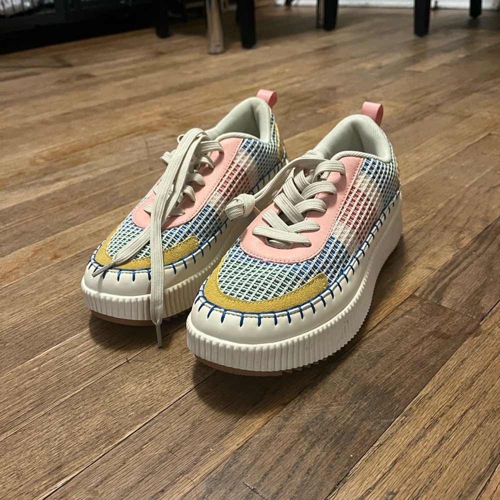 T.J.Maxx Multicolor Platform Sneakers